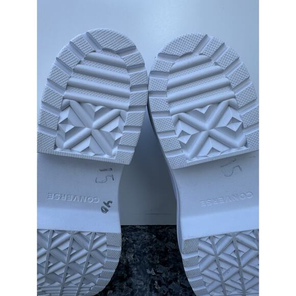 Converse CT All Star White Lugged Heel Platform Women Sneakers A10364C Sz 10.5 - Picture 11 of 15